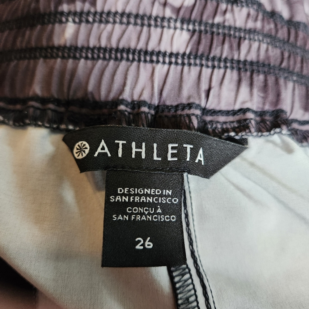 Athleta Savannah jogger In Lumen Black Floral Size Women's 26 - Picture 5 of 12